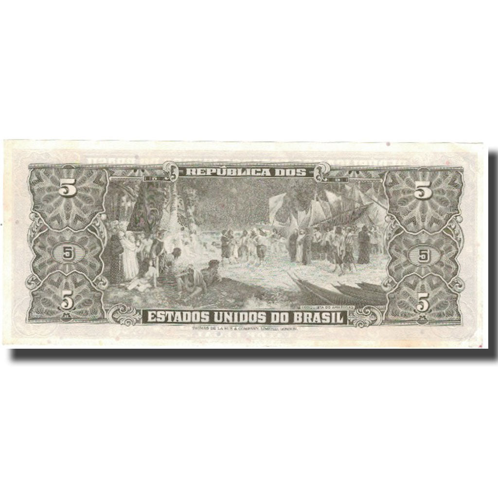 Banconote, Brasile, 5 Cruzeiros, Undated (1962-64), KM:176a, SPL