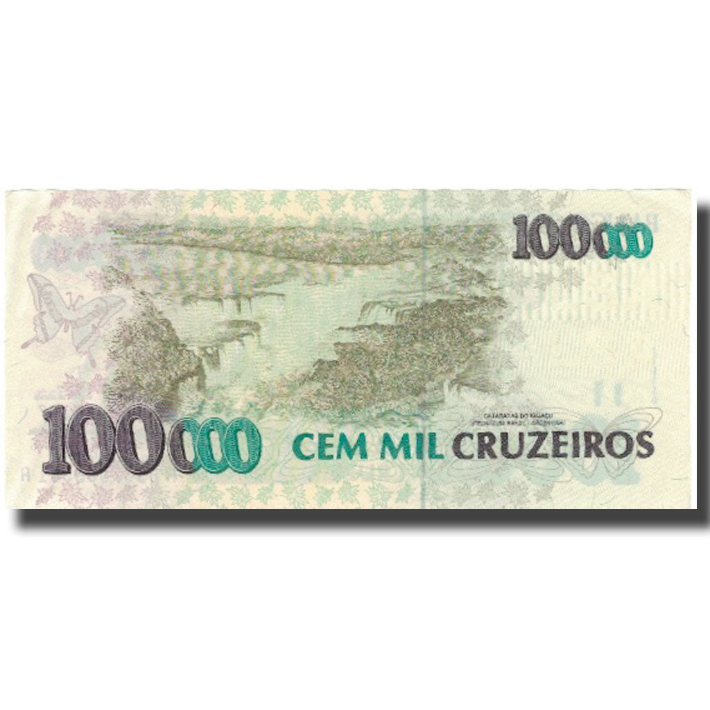 Banknote, Brazil, 100,000 Cruzeiros, Undated (1992), KM:235d, UNC(60-62)