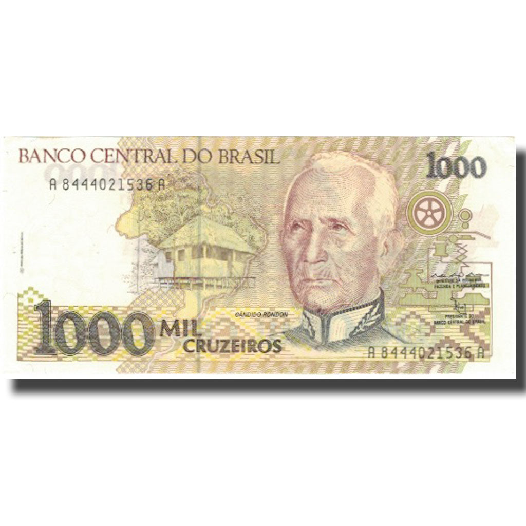Banconote, Brasile, 1000 Cruzeiros, Undated (1990-91), KM:231c, SPL-