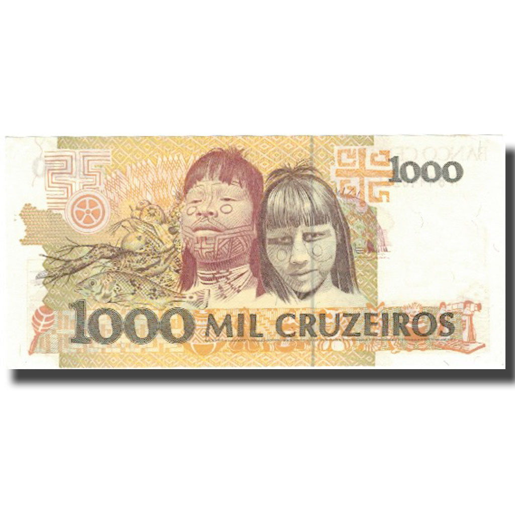 Banconote, Brasile, 1000 Cruzeiros, Undated (1990-91), KM:231c, SPL-
