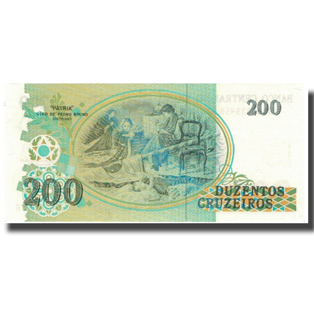 Banknote, Brazil, 200 Cruzados Novos, Undated (1989), KM:221a, UNC(64)