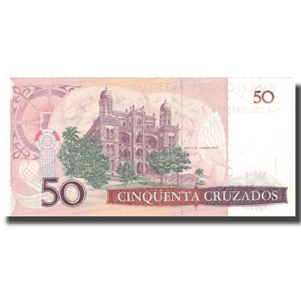 Banconote, Brasile, 50 Cruzados, Undated (1986-88), KM:210a, SPL