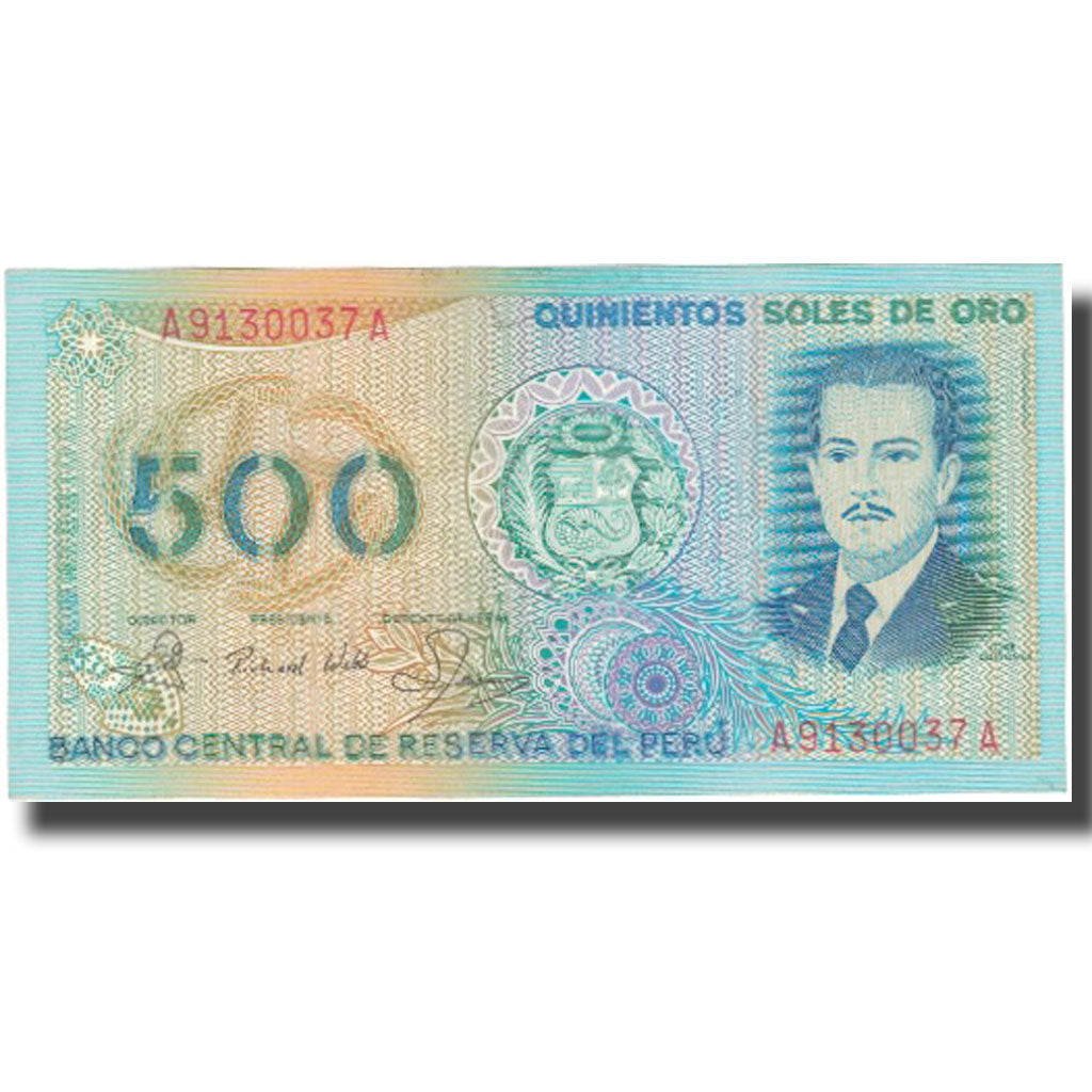 Banknote, Peru, 500 Soles De Oro, 1982, 1982-03-18, KM:115, AU(55-58)