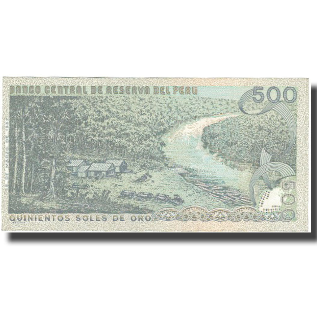 Banknote, Peru, 500 Soles De Oro, 1982, 1982-03-18, KM:115, AU(55-58)