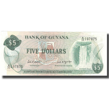 Banknote, Guyana, 5 Dollars, Undated (1966-92), KM:22f, UNC(64)