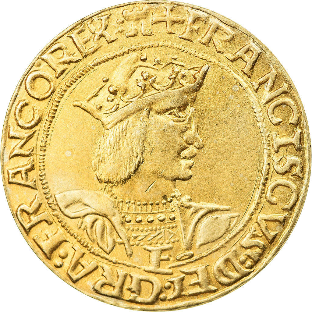 France, Medal, Reproduction Teston de François Ier, MDP, MS(65-70)