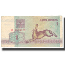 Banconote, Bielorussia, 1 Ruble, 1992, 1992, KM:2, MB+