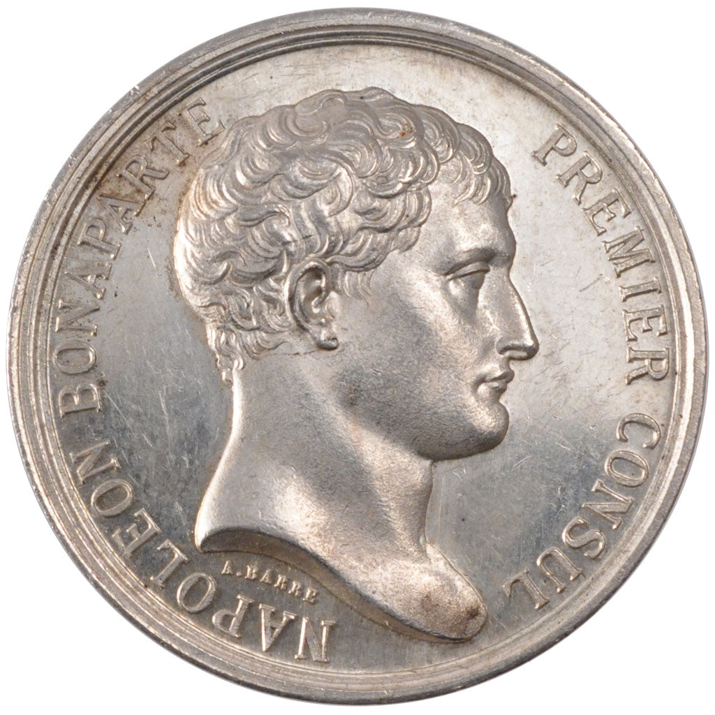 France, Token, Notary, 1840, MS(60-62), Silver, Lerouge:450