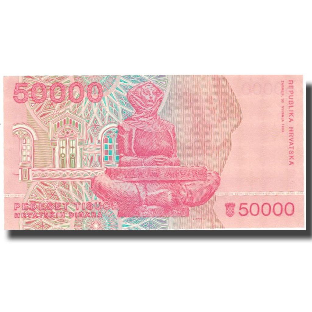 Banknote, Croatia, 50,000 Dinara, 1993, 1993-05-30, KM:26a, UNC(64)