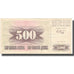 Biljet, Bosnië - Herzegovina, 500 Dinara, 1992, 1992-07-01, KM:14s, TB