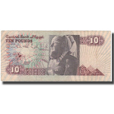 Billete, 10 Pounds, 2000, Egipto, 1978-06-24/2000-09-27, KM:51, BC+