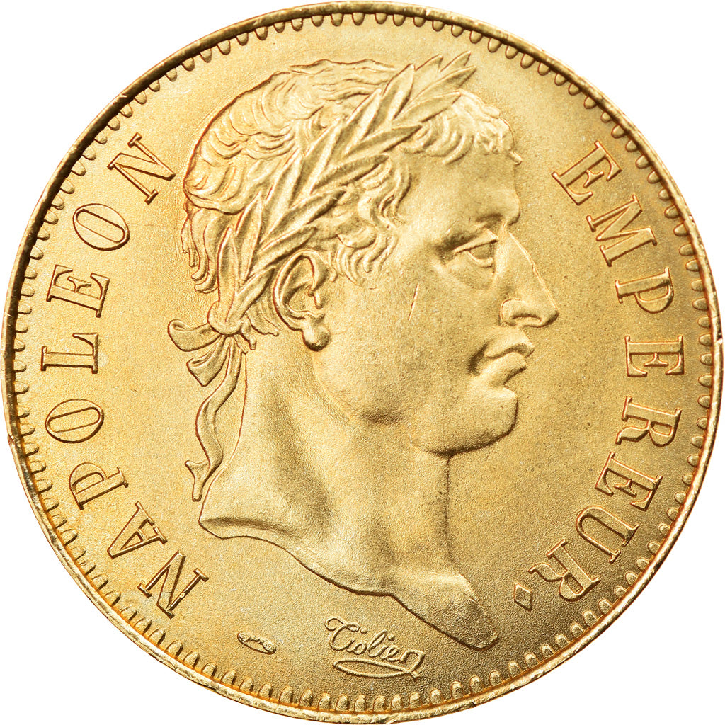France, Medal, Reproduction 1 Franc Napoléon Ier 1808, MDP, MS(65-70)