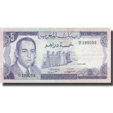 Banconote, Marocco, 5 Dirhams, 1970, 1970, KM:56a, SPL