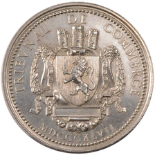 France, Commercial Court, Token, 1847, MS(60-62), Silver, 15.76