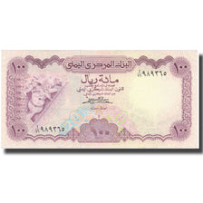 Nota, República Árabe do Iémen, 100 Rials, UNDATED (1984), KM:21Aa, AU(55-58)