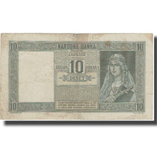 Banknote, Yugoslavia, 10 Dinara, 1939, 1939-09-22, KM:35, F(12-15)