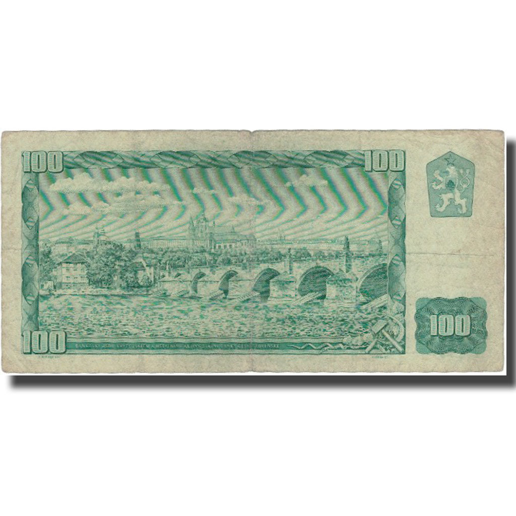 Banknote, Czechoslovakia, 100 Korun, 1961, 1961, KM:91c, F(12-15)
