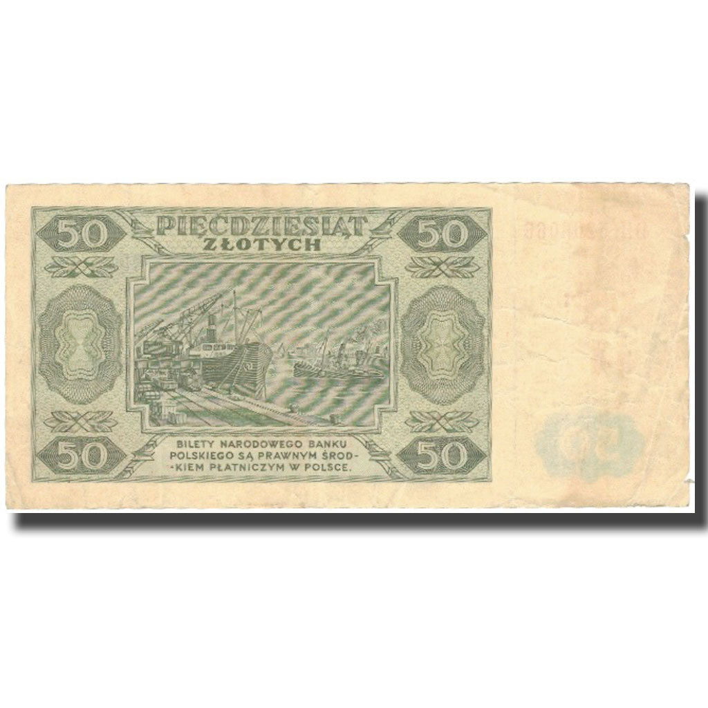 Banknote, Poland, 50 Zlotych, 1943, 1943-02-01, KM:138, VF(30-35)