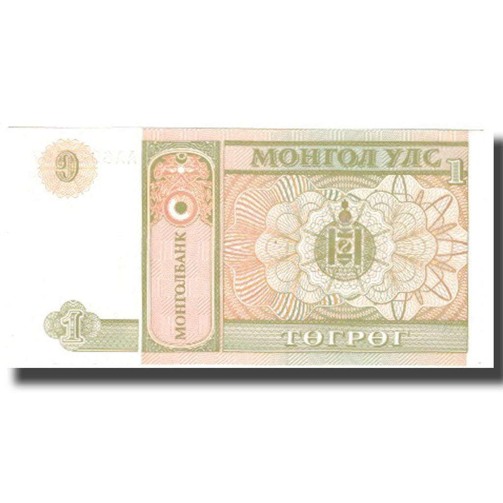 Banknote, Mongolia, 1 Tugrik, 1993, 1993, KM:52, AU(55-58)