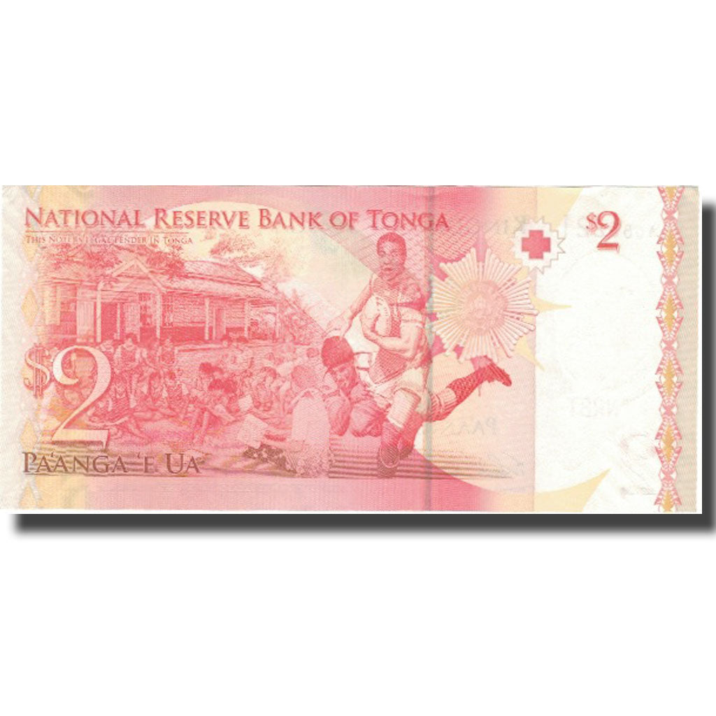 Banconote, Tonga, 2 Pa'anga, Undated (2008), KM:38, SPL-