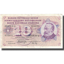 Banknote, Switzerland, 10 Franken, 1973, 1973-03-07, KM:45s, EF(40-45)