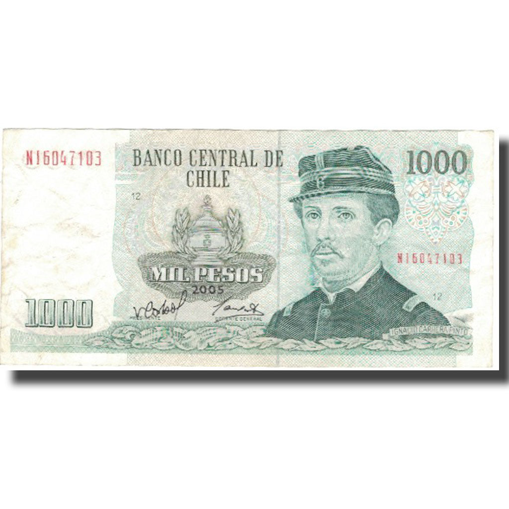 Banknote, Chile, 1000 Pesos, 2005, 2005, KM:154f, EF(40-45)
