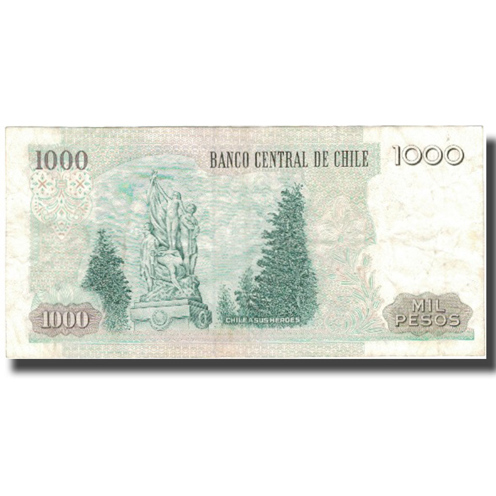 Banknote, Chile, 1000 Pesos, 2005, 2005, KM:154f, EF(40-45)
