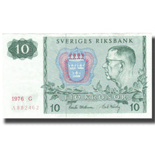 Banconote, Svezia, 10 Kronor, 1976, 1976, KM:52d, BB