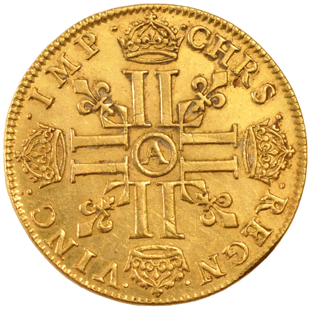FRANCE, Double Louis d'or, 2 Louis D'or, 1640, Paris, KM #108, AU(55-58), Gold,.