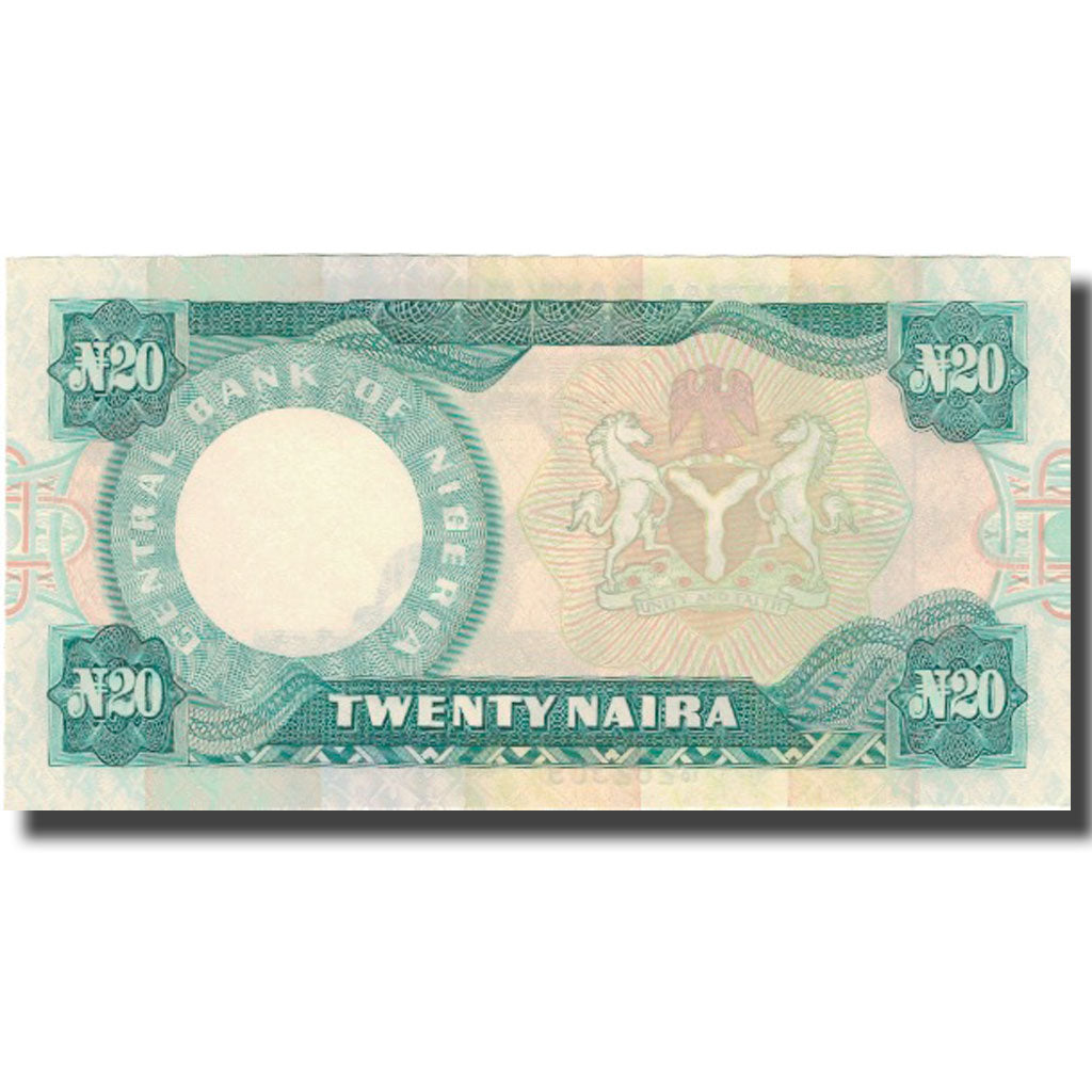 Billet, Nigéria, 20 Naira, 2001, 2001, KM:26g, SPL