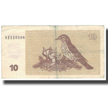 Banknote, Lithuania, 10 (Talonas), 1992, 1992, KM:40, VF(30-35)