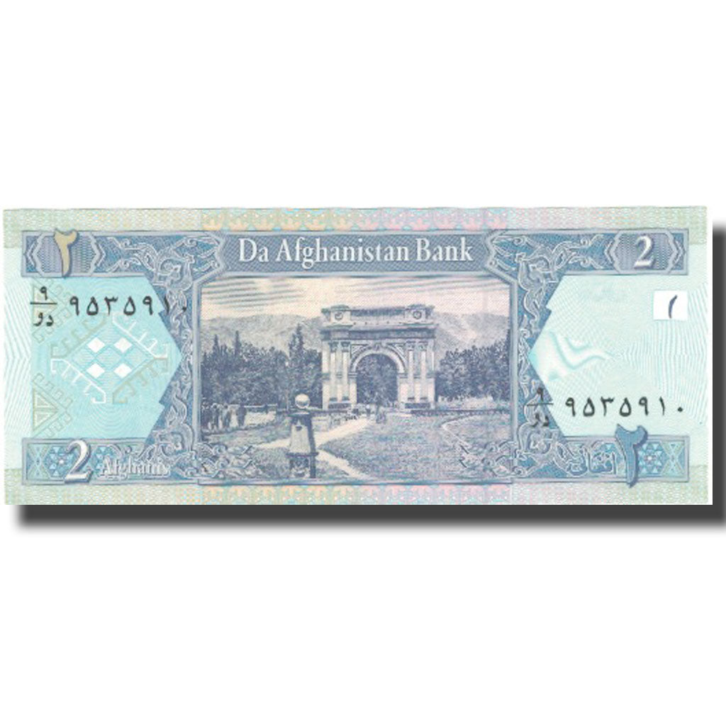 Banknote, Afghanistan, 2 Afghanis, SH1381(2002), KM:65a, UNC(64)