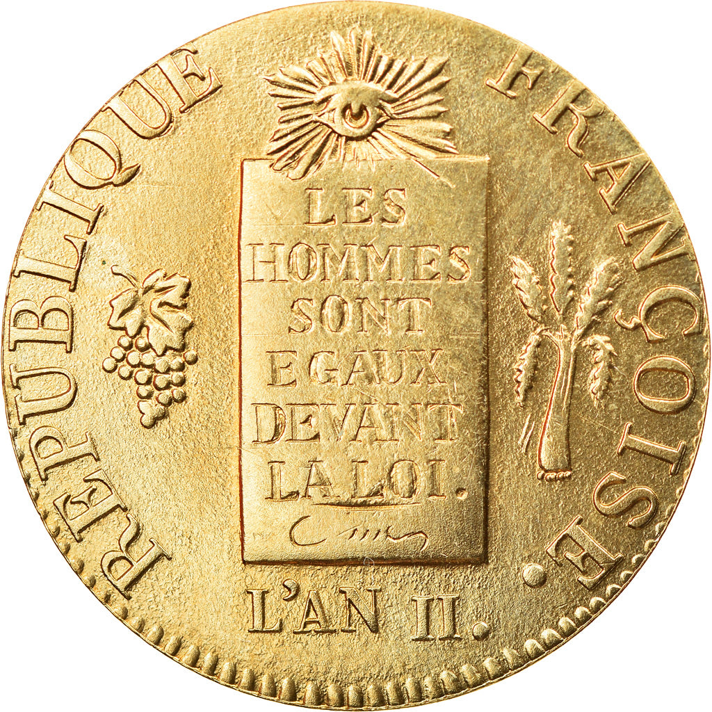 France, Medal, Reproduction Deux Sols aux Balances, Révolution 1793, MDP