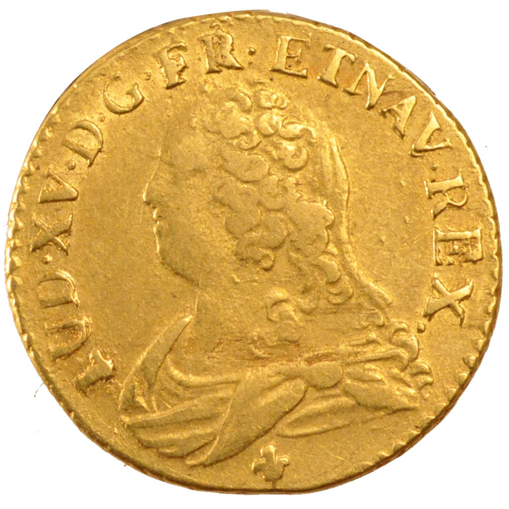 Francia, Louis XV, Louis d'or aux lunettes, Louis d'Or, 1726, Bordeaux, BB, O...