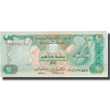 Banknot, Zjednoczone Emiraty Arabskie, 10 Dirhams, 1995, 1995, KM:13b, UNC(63)