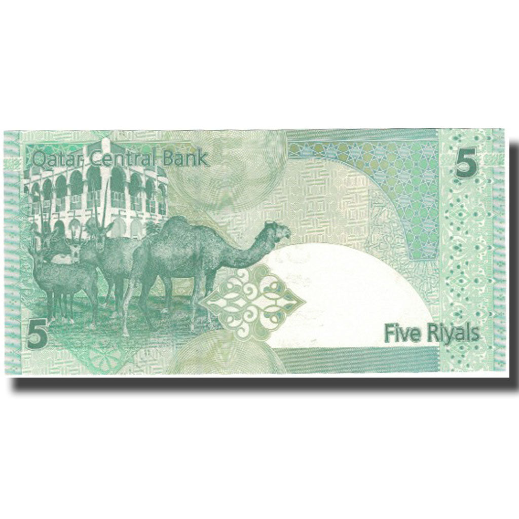 Banconote, Quatar, 5 Riyals, Undated (2003), KM:21, SPL+