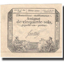 France, 50 Sols, 1793, 1793-05-23, SUP, KM:A70a