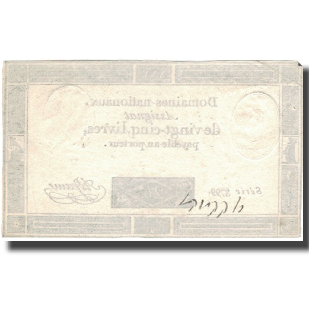 Frankrijk, 25 Livres, 1793, 1793-06-06, SUP, KM:A71