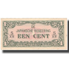 Nota, Índias Neerlandesas, 1 Cent, Undated (1942), KM:119a, UNC(64)