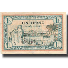 Banknote, Tunisia, 1 Franc, 1943, 1943-07-15, KM:55, EF(40-45)