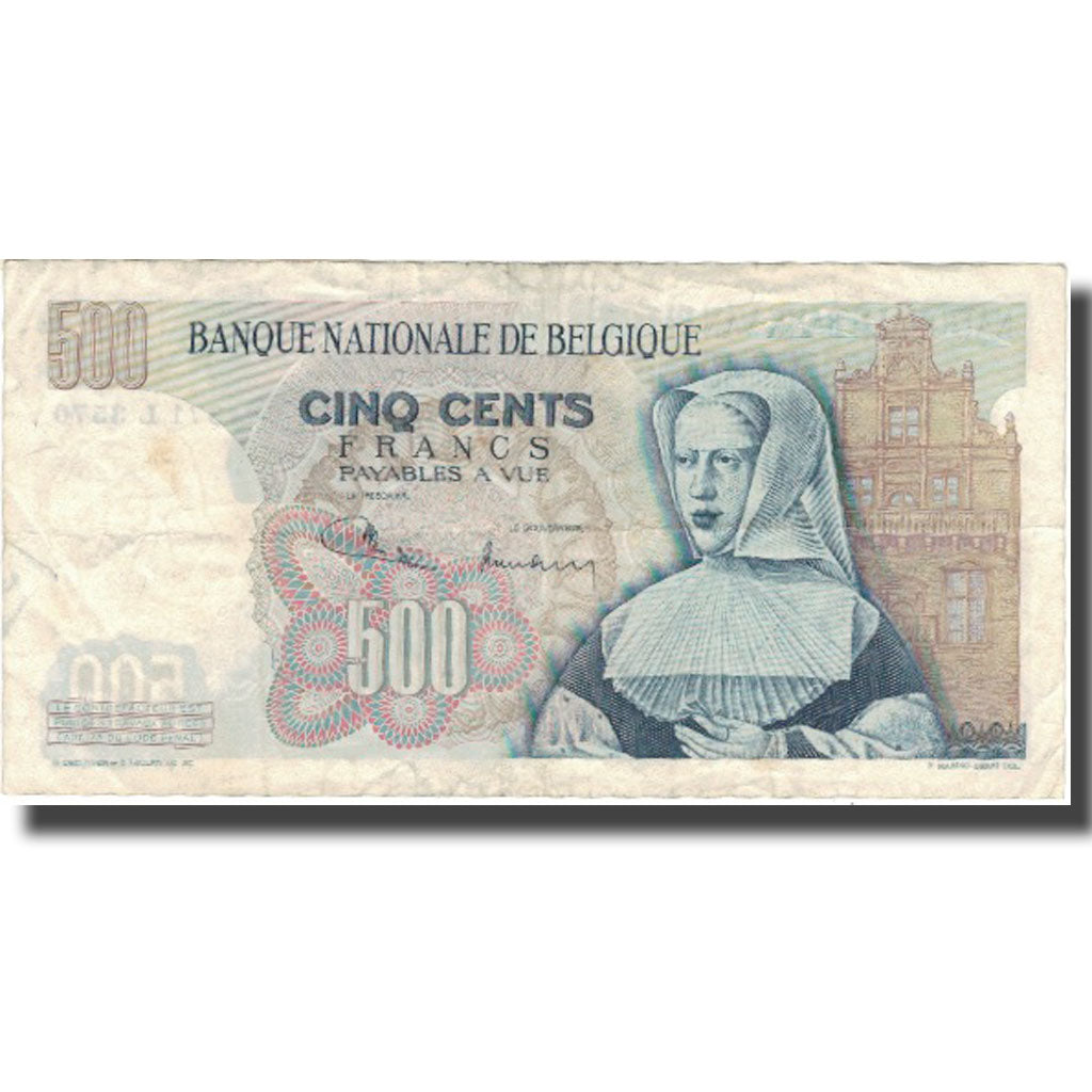 Banknote, Belgium, 500 Francs, 1971, 1971-03-31, KM:135a, EF(40-45)