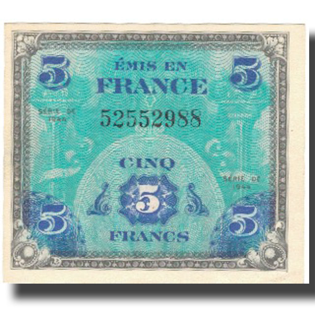 Francia, 5 Francs, 1944, 1944, SPL-, Fayette:VF17.1, KM:115a