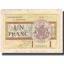 France, Peronne, 1 Franc, 1920, EF(40-45)
