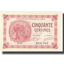 France, Paris, 50 Centimes, 1920, UNC(63), Pirot:97-10