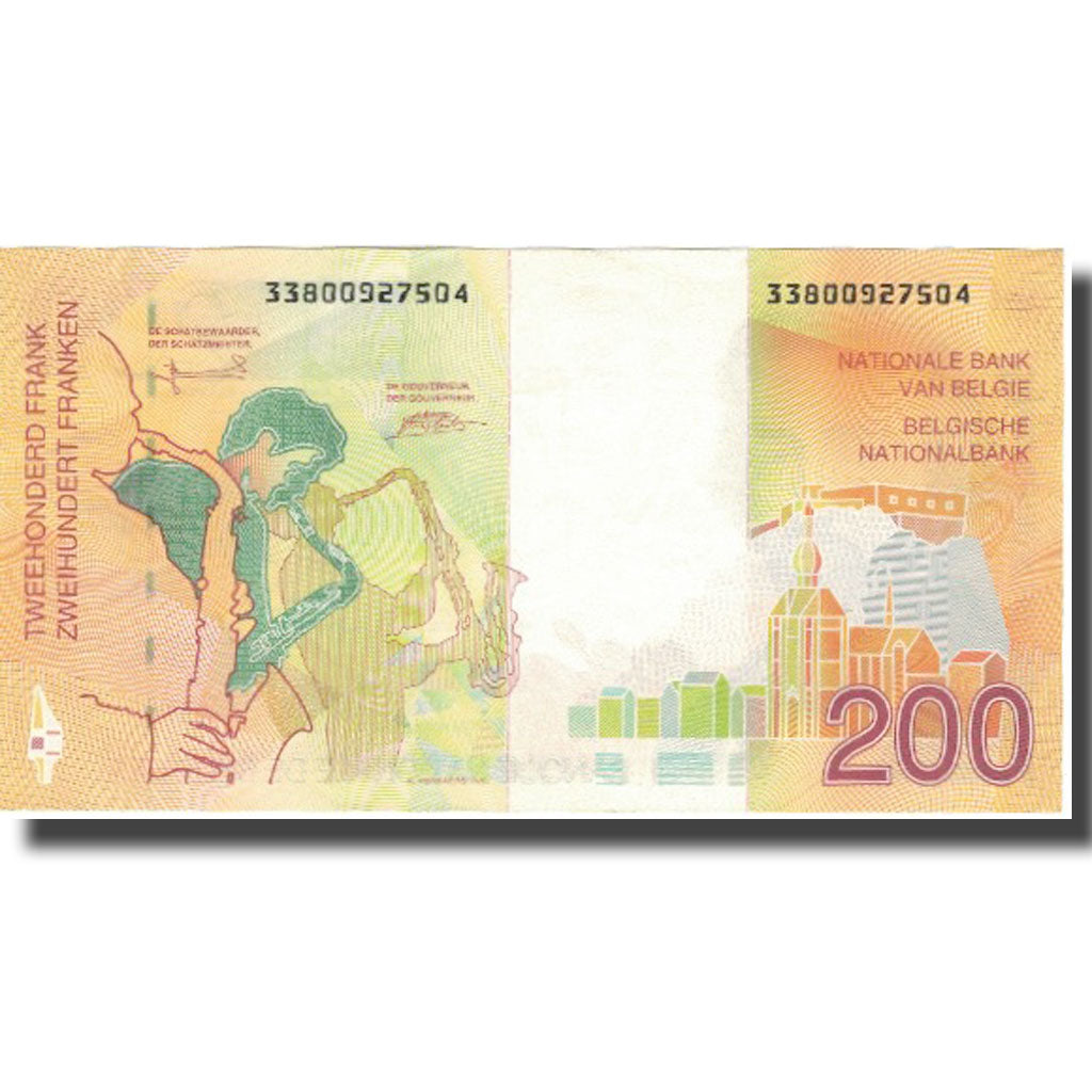 Banknote, Belgium, 200 Francs, Undated (1995), KM:148, AU(50-53)