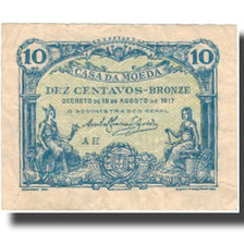 Banknote, Portugal, 10 Centavos, 1917, 1917-08-15, KM:95c, EF(40-45)