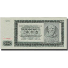 Banknote, Bohemia and Moravia, 1000 Korun, 1925, 1925-04-23, KM:15a, UNC(64)
