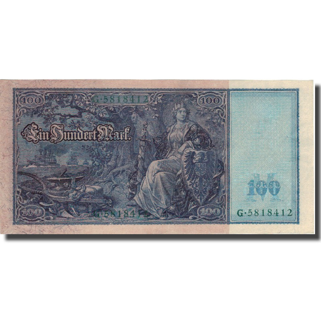 Banknote, Germany, 100 Mark, 1910, 1910-04-21, KM:43, AU(55-58)