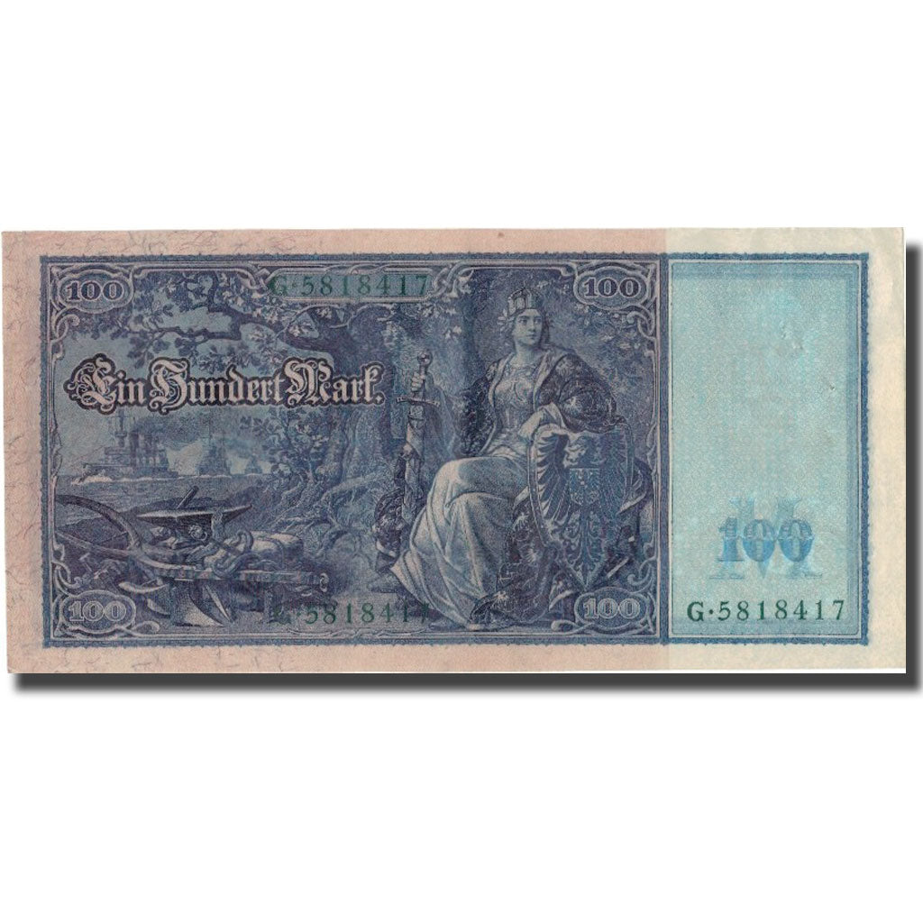 Banknote, Germany, 100 Mark, 1910, 1910-04-21, KM:43, AU(55-58)