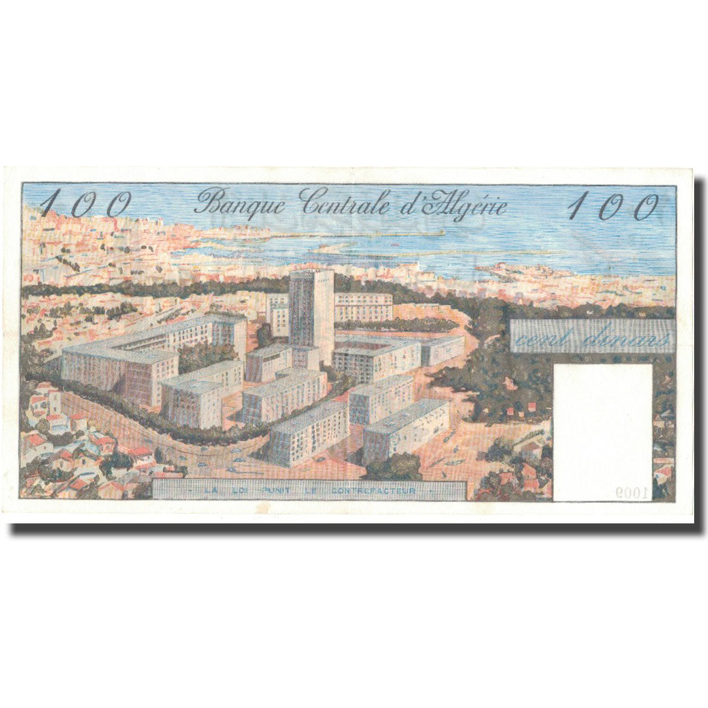 Banknote, Algeria, 100 Dinars, 1964, 1964-01-01, KM:125a, EF(40-45)